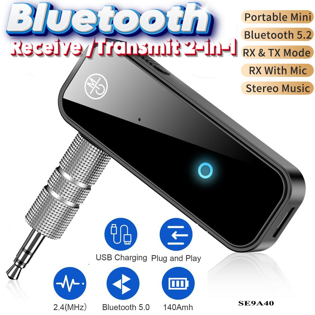 Bluetooth Transmitter Receiver in1 Jack Wireless Adapter