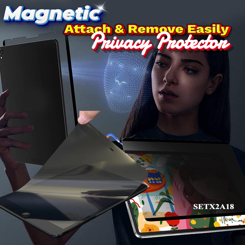 Magnetic Privacy Screen Protector for iPad 10.2 Pro 11 12.9 Air