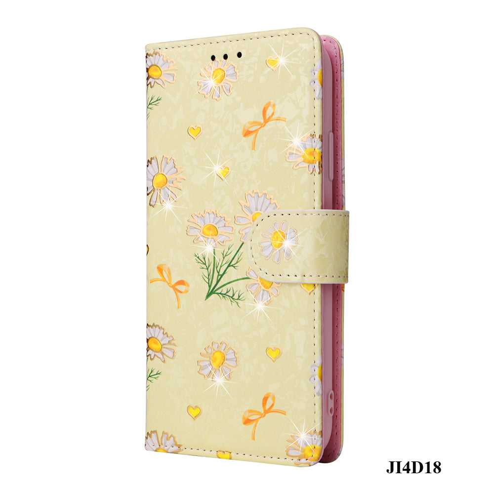 Wallet Case Leather Case, Book Folding Flip Case with Kickstand