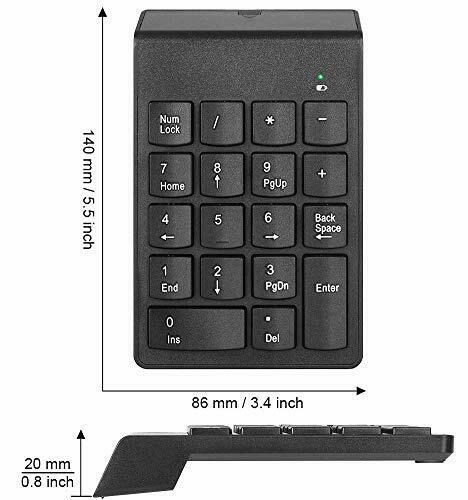 Number Texting Keypad Wireless Number Keypad Numeric Pad – 24hour Shop