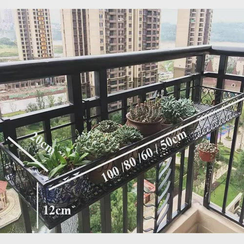 Flower Potted Plant Rack Balcony – 24hour Shop