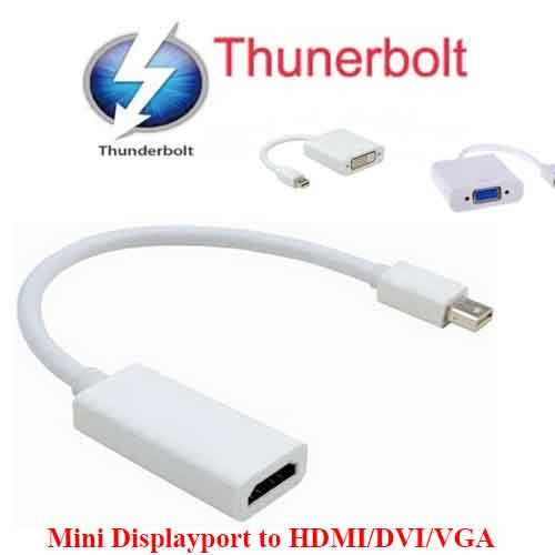 Thunderbolt Mini DisplayPort DP to HDMI AV Adapter For Apple Macbook Mac  Pro Air