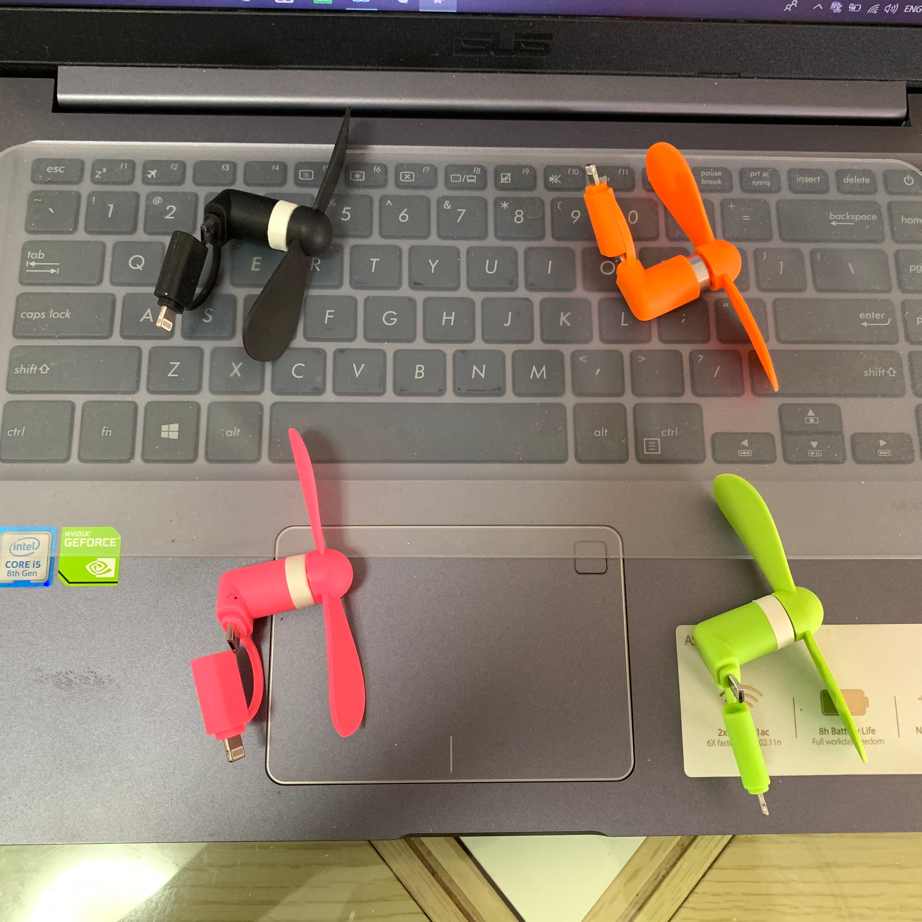 2 In 1 Mini Portable Cool Micro USB Fan – 24hour Shop