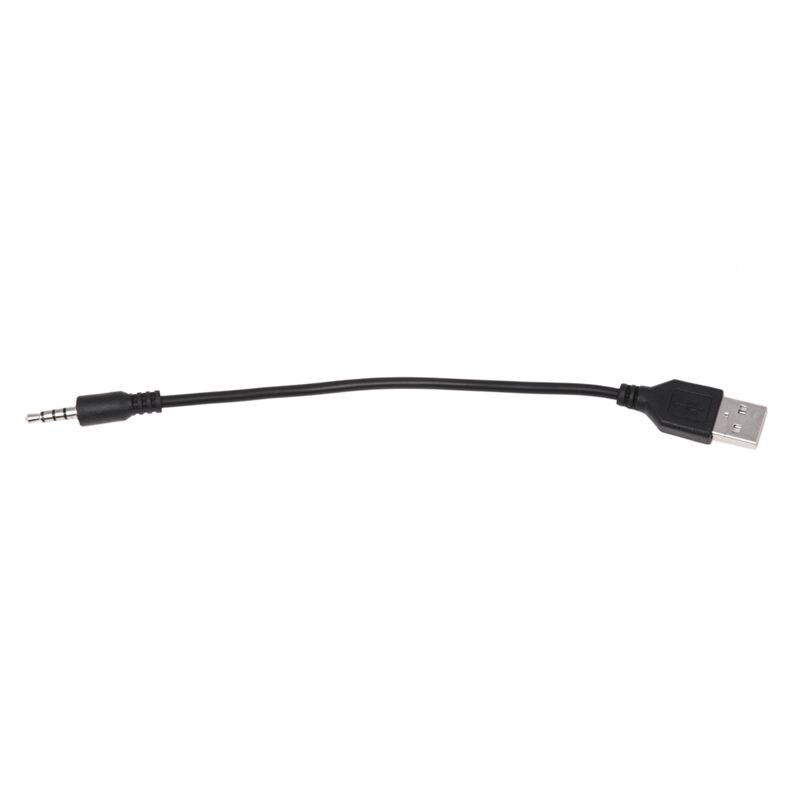USB to Audio Aux Male Charge Jack Cable For MP3 MP4